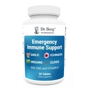 Dr. Berg Emergency Immune Support w/Echinacea - Ισχυρή μείξη φυτικών εκχυλισμάτων (Warning: Strong Herbal Smells) - Συμπλήρωμα ανοσοποίησης Περιλαμβάνει 2.000 IU βιταμίνης D & 10mg ψευδαργύρου - 60 δισκία