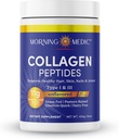 Γρήγορη διάλυση Collagen Peptides σκόνη - Υποστηρίζει υγιή μαλλιά, δέρμα, νύχια, & αρθρώσεις, τύπου I & III, Unflavoured, 41 εξυπηρετούν, 16 OZ