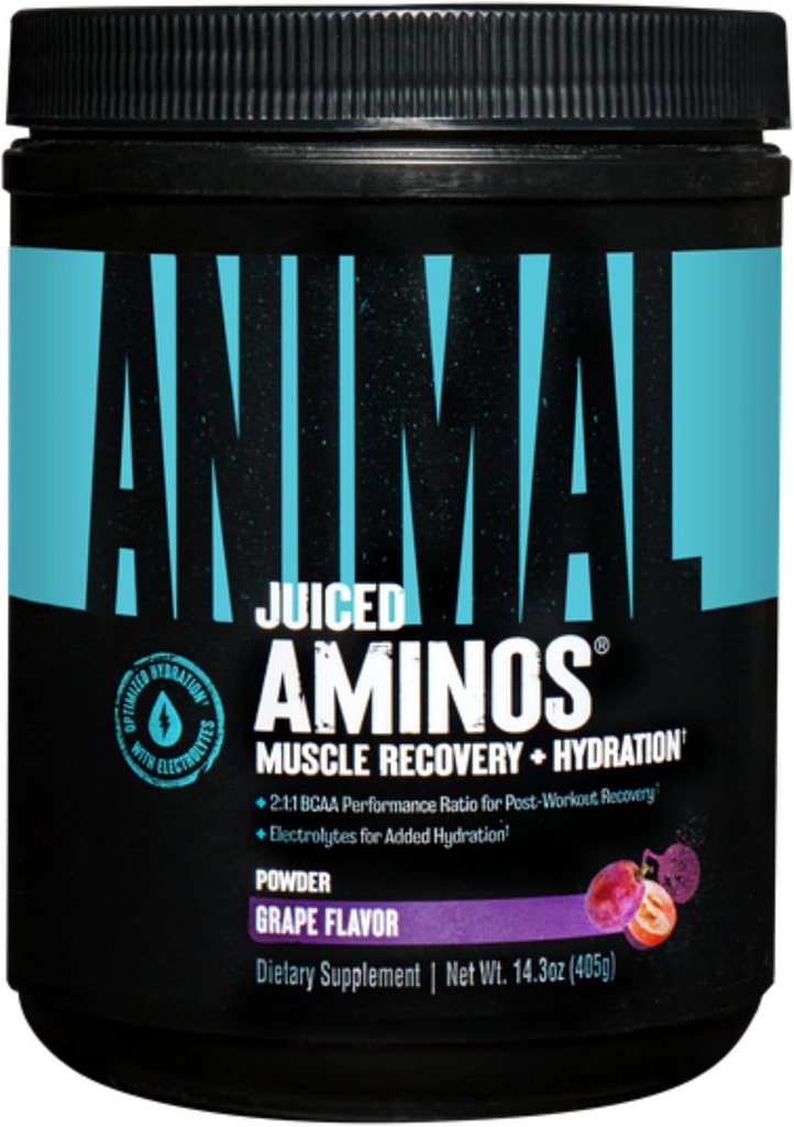 Animal Omega 3 & 6 συμπλήρωμα με ιχθυέλαιο & λινέλαιο συν χυμένα αμινοξέα BCAA/EAA Matrix για την ανάκτηση - 30 εξυπηρετεί το καθένα