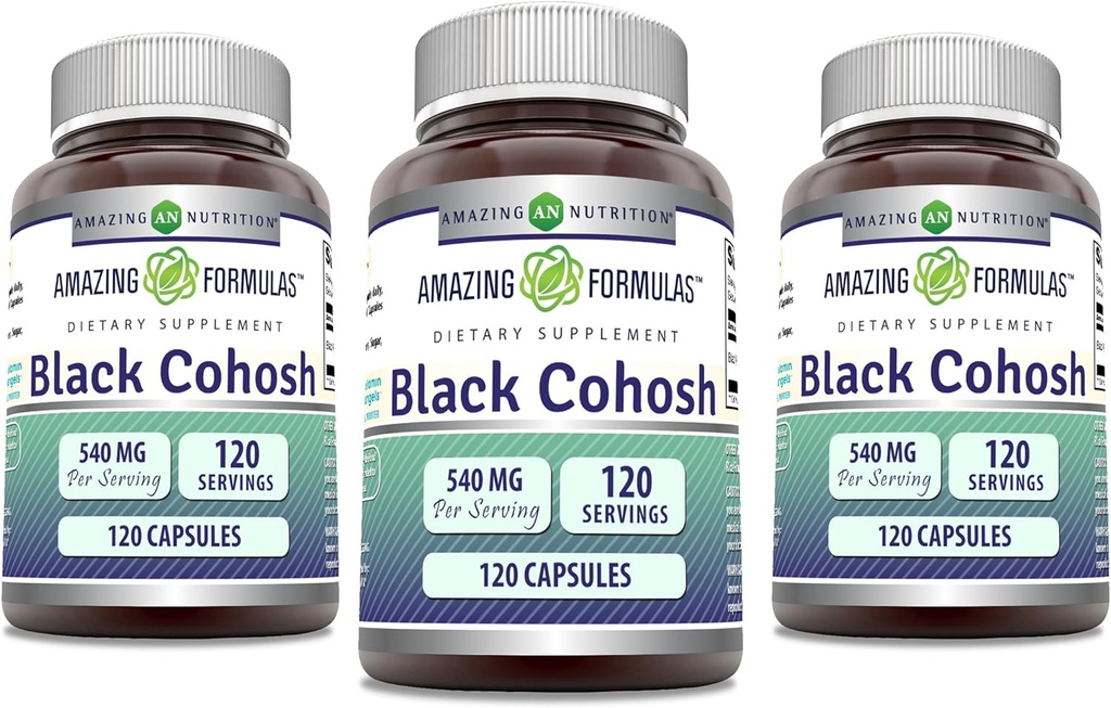 Amazing Formulas Μαύρο Cohosh 540mg 120 συμπλήρωμα καψακίων 