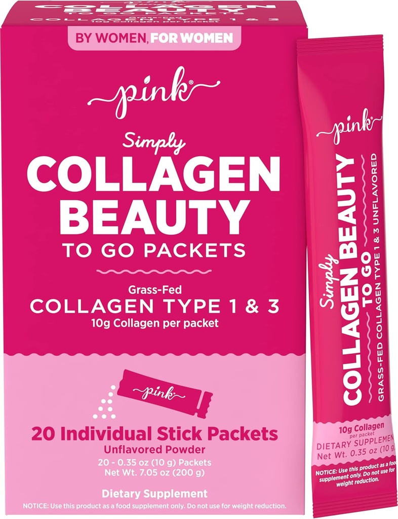 PINK Collagen Powder to Go 
