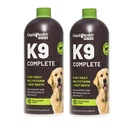 LIQUIDHEALTH Κατοικίδια ζώα K9 Πλήρης 8-σε-1 Υγρή Πολυβιταμίνη για ενήλικες Senior Dogs & κουτάβια, Όλα σε μία ολοκληρωμένη Φόρμουλα Βιταμίνες Canine για το δέρμα & παλτό, Κοινή Υγεία, Ανοσολογική Υποστήριξη - USA Made (2 Pack)