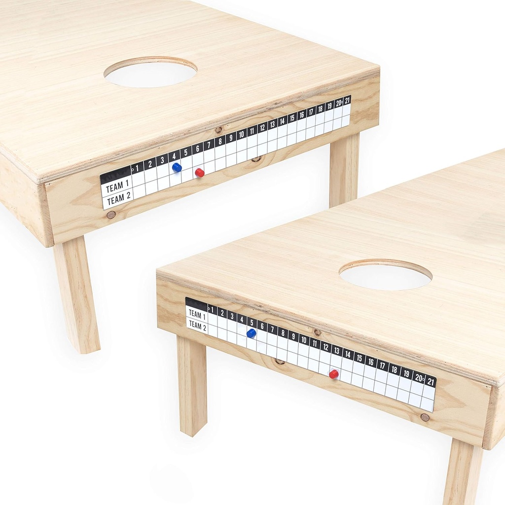 Barcaloo Cornhole πίνακα μεταλλικών decal με 2 μαγνητικά Score Keepers για τις τρύπες καλαμποκιού πίνακες