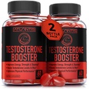 Ατλαντίδα Διατροφική Testosterone Booster Gummies για τους άνδρες - Ενισχύει τη δύναμη & Stamina - Βελτιστοποιεί την απόδοση & Ανδρική Ενίσχυση - Made With Tribulus, Horny Goat Weed, Maca Root 