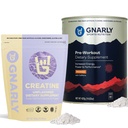 Gnarly Nutrition Creatine Powder, Άγευστη (16.05oz) Preworkout Mango (14.82oz)