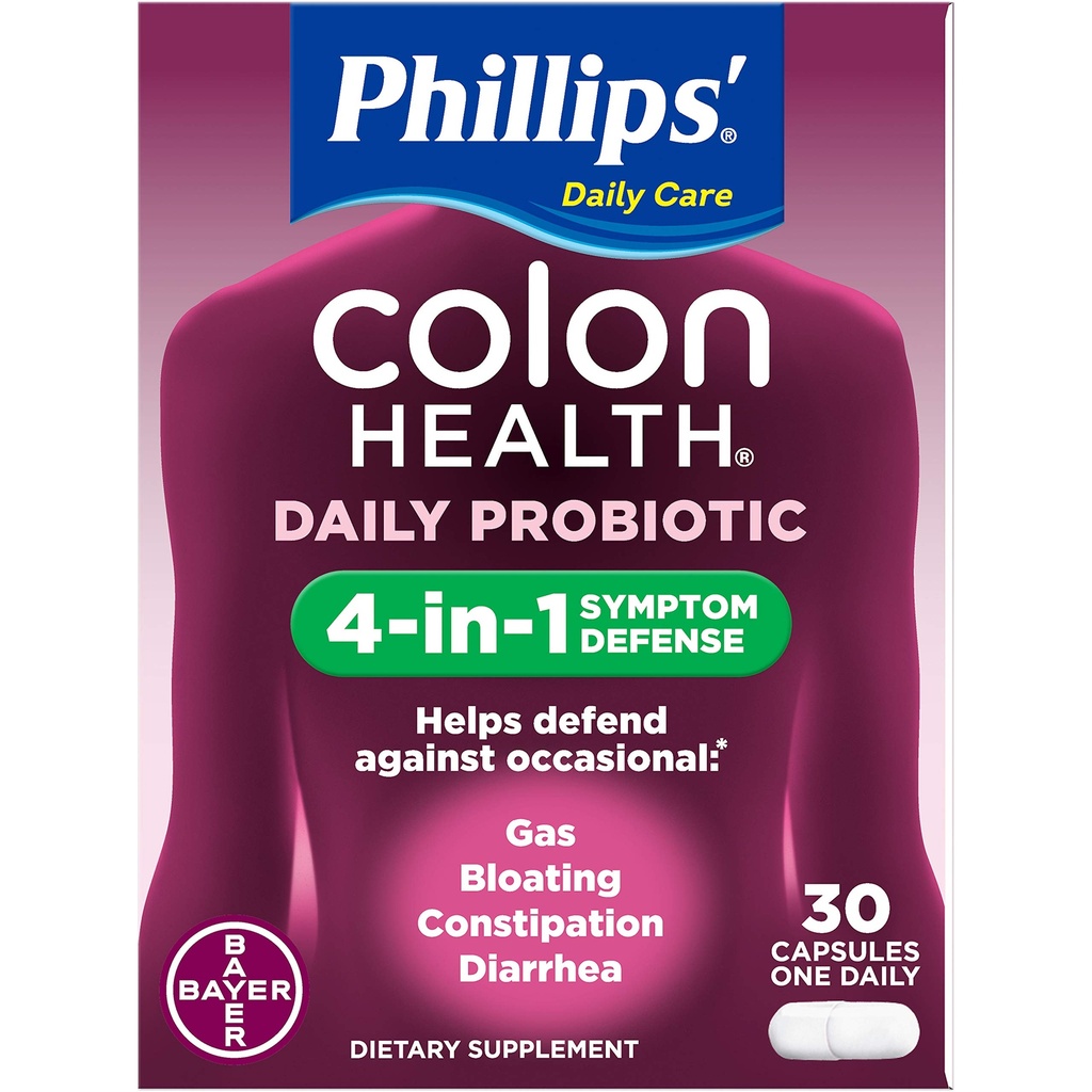 Συμπληρώματα Προβιοτικής Υγείας Phillips' Colon - 30 Κάψουλες, Συσκευασία των 6