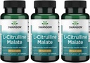 Swanson L-Citrulline Malate - Amino Acid Supplement Promoting Energy Production & Healthy Blood Circulation - Natural Formula Supporting Overall Wellness - (60 Capsules, 750mg Each) (3 Pack)