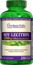 Puritan's Pride Soy Lecithin 1200 mg 250 Rapid Release softgels