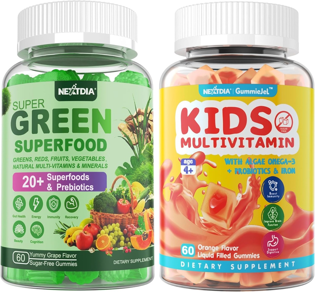 Παιδιά Multivitamin Gummies + Super Greens Gummies