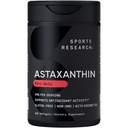 Sports Research Triple Strength Astaxanthin Supplement (6mg) με Βιολογικό Λάδι Καρύδας για Αντιοξειδωτική Δραστηριότητα, Υποστήριξη για την Υγεία του Δέρματος & των Ματιών - Μη ΓΤΟ Επαληθευμένο & Χωρίς Γλουτένη - 120 Softgels