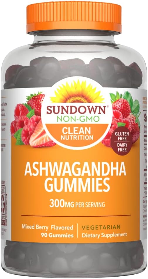 Sundown Ashwagandha Gummies, 90 Count