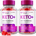 NutraRize (Pack of 2 Ripped Results Keto ACV Gummies Advanced Weight Loss, Ripped Results Reviews (120 Gummies)