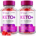 NutraRize (Pack of 2 Ripped Results Keto ACV Gummies Advanced Weight Loss, Ripped Results Reviews (120 Gummies)