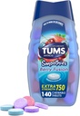 TUMS Antacid Smoothies Σύντηξη μούρων Επιπλέον δύναμη 750, Smooth Dissolve - 140 Μασώμενα δισκία