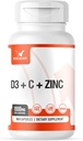 Σύμπλεγμα βιταμίνης w/Vitamin D3, C, K2 και ψευδάργυρος (100 κάψουλες) - Filler Free, 3ο μέρος δοκιμαστεί, κλινικά Dosed, Βιοδιαθέσιμες μορφές
