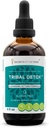 Tribal Detox Herbal Extract, Alcohol-Free Glycerite Tincture, Turmeric, Dandelion, Milk Thistle, Burdock, Cleavers, Cranberry, Goldenrod, Green Tea Cleansing Action Formula (4 FL OZ)