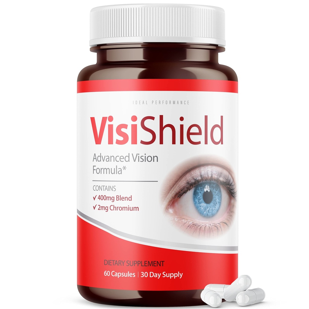 IDEAL PERFORMANCE Visishield Advanced Vision Formula for Eyes Supplement Pills Vitamins (60 Capsules)