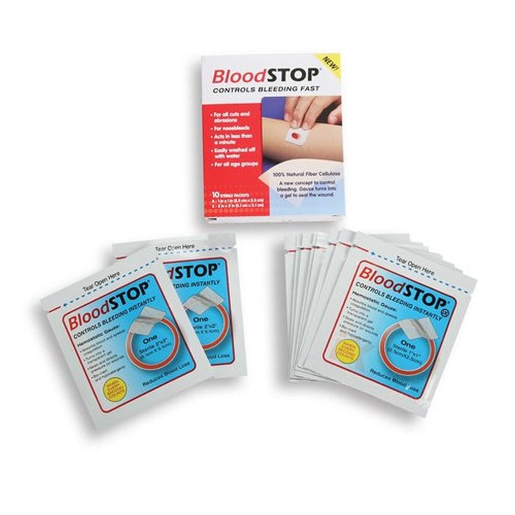Cramer BloodStop to Stop Bleeding from Minor Lacessions, Πρώτες Βοήθειες για την Αθλέτικ Αίθουσα Εκπαίδευσης, Κυτταρίνη Περιεχόμενο Σταματά αιμορραγία για την ταχύτερη επούλωση των Ανοιχτών Τραυμάτων, 10 κομμάτια Combo Pack
