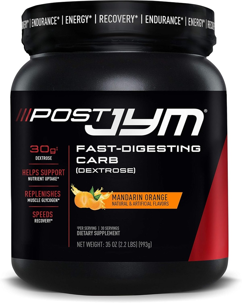 JYM συμπλήρωμα Επιστήμη Post Fast-Differing Carb - μετά την προπόνηση ανάκτηση καθαρό δεξτρόζη, JYM συμπλήρωμα Επιστήμη, Μανταρίνι γεύση πορτοκάλι, 30 εξυπηρετούν