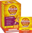 Metamucil On-the-Go, Daily Psyllium Husk Powder Supplement with Real Sugar, 4-in-1 Fiber for Digestive Health, Orange Smooth Flavored Drink, 2 pack x 30 μέτρημα = 60 συσκευασίες Σύνολο