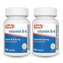 Δισκία Vitaminγκμπι Βιταμίνης Β-6 - 25mg Βιταμίνης Β6 - Συμπλήρωμα διατροφής - 100 Count (2 Pack)
