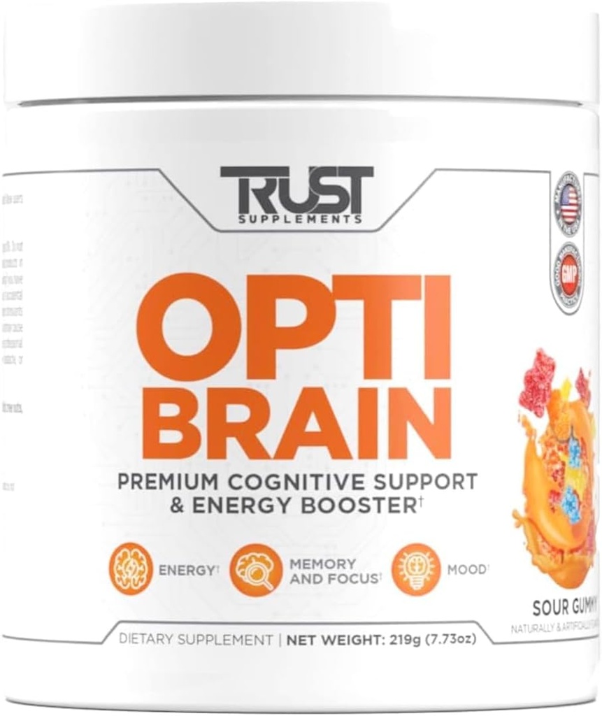 Opti Brain - Ενισχύστε τη μνήμη και την εστίαση, Nootropics Brain Support for Energy, Brain Booster for Health with Energy and Focus - Premium Energy Enhancers (30 Services)