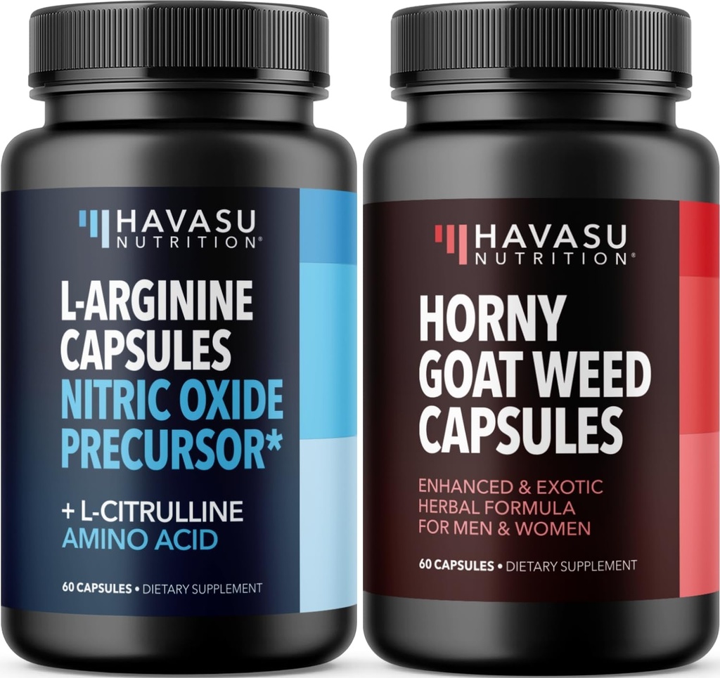HAVASU NUTRITION Καψάκια αγριόχορτων (30 Σερβιέτες) & L Arginine L Citrulline Συμπλήρωμα (30 Σερβιέτες)