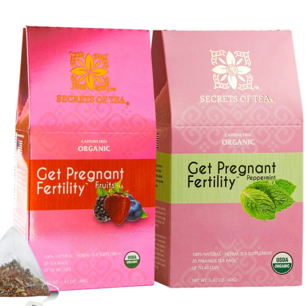 Fertility Tea with Chasteberry to Help Support Conception, Ovulation & Regular Menstrual Cycles