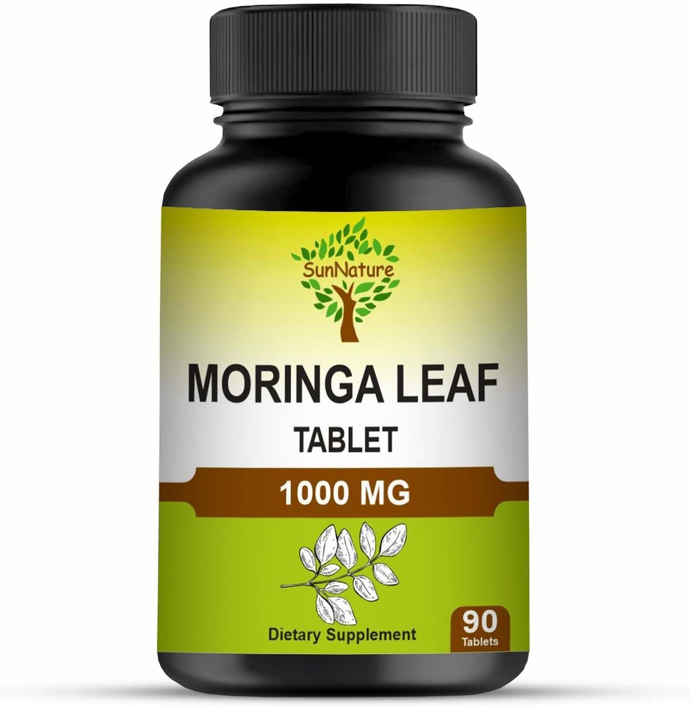 1000 mg Moringa Leaf Tablets 