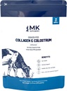 Συμπληρώματα MK Collagen & Colostrum – Grass-Fed Bovine Collagen & Bovine Colostrum Powder – Skin, Gut, Joint & Immune Support – Keto, Paleo, Carnivore Friendly – Χωρίς Πρόσθετα