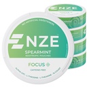 NZE Caffeine Free Nootropic Pouches (Spearmint) - Nootropic Pouchs με Alpha GPC, L-Tyrosine & L-Theanine - Χωρίς Ζάχαρη ή Τεχνητά γλυκαντικά - 15 Nicotine Free Pouches Per Can - 5 Pack