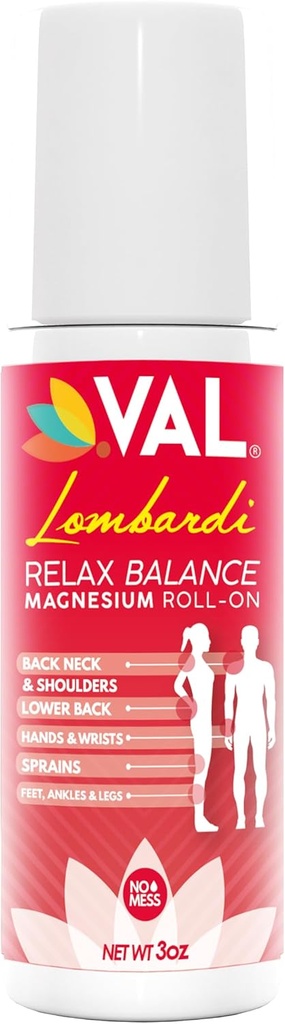 VAL Lombardi Magnesium Roll-On 3oz 