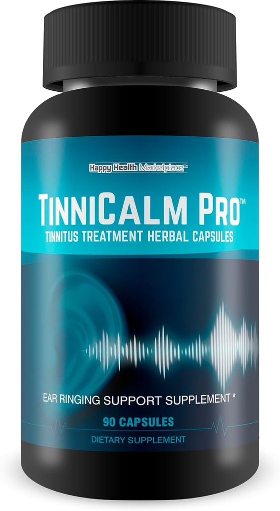 TinniCalm Pro - Η καλύτερη θεραπεία εμβοές μας Φυτικές κάψουλες - Tinnicalm Patches συμπλήρωμα καψακίων - Φυσικό Tinni Calm Patches συμπλήρωμα εμβοές ανακούφιση - Best μας Ringing αυτί ανακούφιση για το δακτυλίδι αυτί