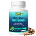 Βάρος Απώλεια Βοήθεια ύπνου Νύχτα scred Fast Fat Burner, Μελατονίνη L-theanine Cla Ashwagandha Valerian Root 5HTP Pill, όρεξη Καταπιεστικό Μεταβολισμός συμπλήρωμα ηρεμίας για γυναίκες άνδρες, 60 κάψουλες