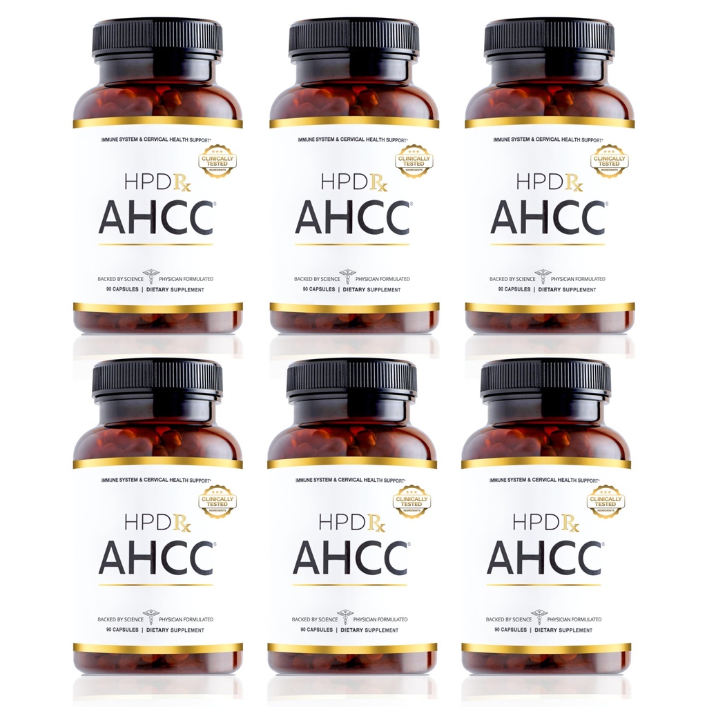 HPD Rx Premium AHCC & Shiitake Mushroom 1100 mg ανά συμπλήρωμα σερβιρίσματος, Φυσικό Booster Ανοσίας, Διατηρεί Φυσικό Killer Cell Δραστηριότητα 