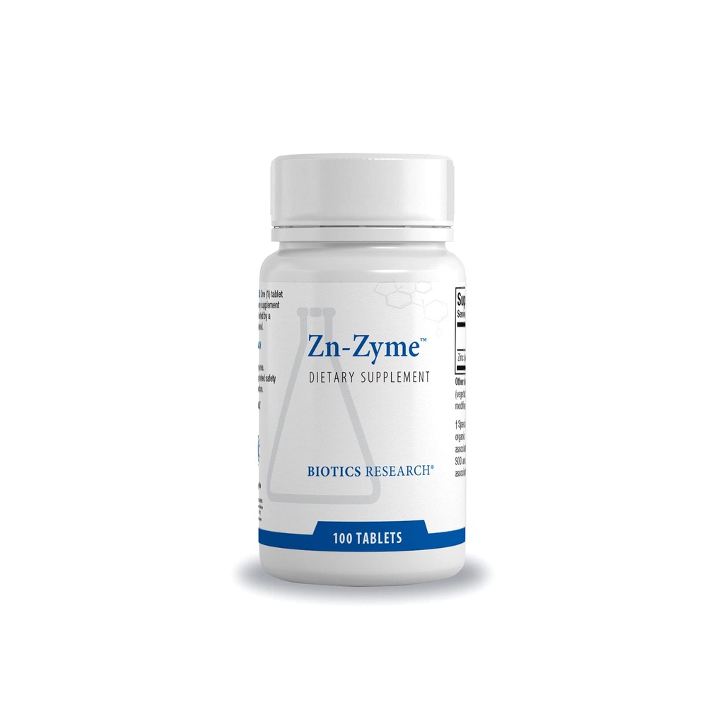 Biotics Research Zn-Zyme – 15 mg zinc, Supports Immune System, Optimal Cellular Function, Digestive, Tissue Health Support 100 Tab