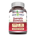 Amazing Nutrition Quercetin 800 Mg με Bromelain 165 Mg Veggie Capsules Συμπλήρωμα 