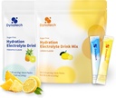 Dynatech Zero Sugar Electrolyte Drink Mix - Lemon，Pineapple - Hydration Powder Packets with 10 Electrolytes & Vitamins | Non-GMO, Gluten Free, Vegan Electrolytes Powder Packets | 32 Servings