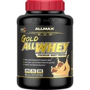 ALLMAX Gold ALLWHEY, Σοκολάτα Φυστικοβούτυρο - 5 λίβρες - 24 γραμμάρια πρωτεΐνης ανά Scoop - Χωρίς γλουτένη, χαμηλή υδατάνθρακες & χαμηλή ζάχαρη - περίπου 71 μερίδες