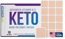 Keto Patch με B12 Methylcobalamin και βιταμίνη Guarana B12 Patch για την ενέργεια - 30 Ημέρα προσφοράς Keto & βιταμίνη B12 Patches - Made in The USA