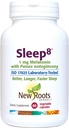 NEW ROOTS HERBAL Sleep Supplement, with Passion Flower, Χαμομήλι, Λυκίσκος, Panax Gingseng, Skullcap, Μαγνήσιο, Μελατονίνη (60 Veg Caps)