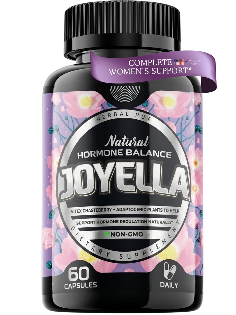Women's Daily Botanical Supplement | 11 Plant-Based Adaptogens for Mood, Energy & Sleep | Black Cohosh, Dong Quai, Vitex Chasteberry, Resveratrol | 3rd Party Tested | Made in USA | 60 Caps | Non-GMO