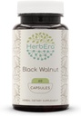 HerbEra Black Walnut 60 Κάψουλες, 500 mg, Μαύρο Walnut (Juglans Nigra) Αποξηραμένο Hull (60 Κάψουλες)