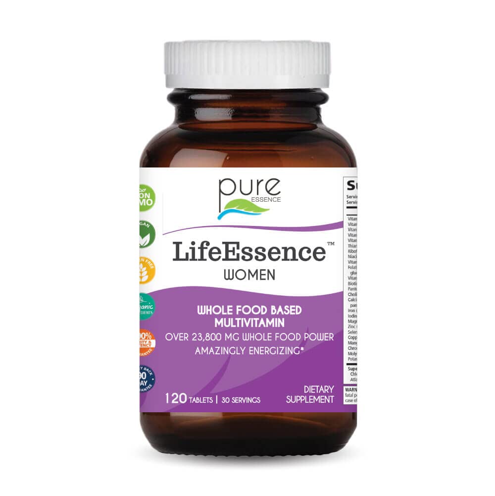 PURE ESSENCE LABS LifeEssence Γυναικεία Φόρμουλα - World's Most Energytic Multiple - The Master Multiple - 120 Tablets