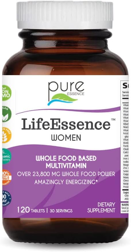 PURE ESSENCE LABS LifeEssence Γυναικεία Φόρμουλα - World's Most Energytic Multiple - The Master Multiple - 120 Tablets