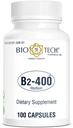 Bio-Tech Pharmacal B2-400, 100 κάψουλες – All-Φυσικό συμπλήρωμα – Υποστηρίζει την καθαρότητα και την παραγωγικότητα – Όχι γαλακτοκομικά, ψάρια, γλουτένη, φυστίκι, κελύφη, GMOS, & σόγια – Δεν τεχνητά χρώματα