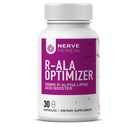 NERVE RENEW Βελτιστοποιητής - Συμπλήρωμα Διατροφής - 30 Κάψουλες - 300 mg Σταθεροποιημένο Λιποϊκό Οξύ R-Alpha ανά Καψάκιο για την υποστήριξη Φυσικών Νεύρων - Γρήγορη Απορρόφηση - Ασφαλές και Όλα Φυσικό