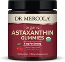 Dr. Mercola Organic Astaxanthin Gummies, 30 Servings (30 Gummies), 4 mg ανά υπηρεσία, συμπλήρωμα διατροφής, αντιοξειδωτικό και ανοσοποιητική υποστήριξη, πιστοποιημένο οργανικό, μη ΓΤΟ