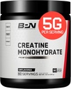 BARE PERFORMANCE NUTRITION, BPN Pure Creatine Monohydrate Powder by Creapure, 5g Creatine per Service, Υποστηρίζει την ανάπτυξη των μυών, Unflaved Creatine Powder, 60 Υπηρεσίες