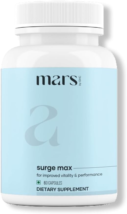Mars Surgemax Φυσικές κάψουλες με Shilajit & Safed Musli 